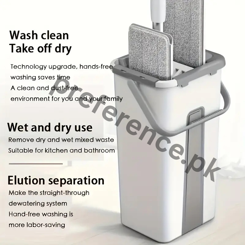 2 in 1 Mop & Bucket with Wringer Set