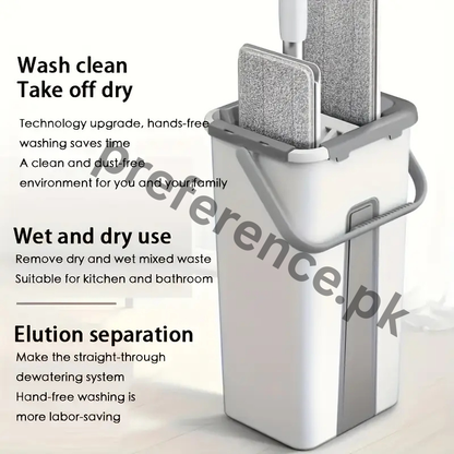 2 in 1 Mop & Bucket with Wringer Set