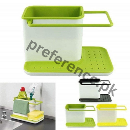 Kitchen Sink Soap & Sponge Organizer