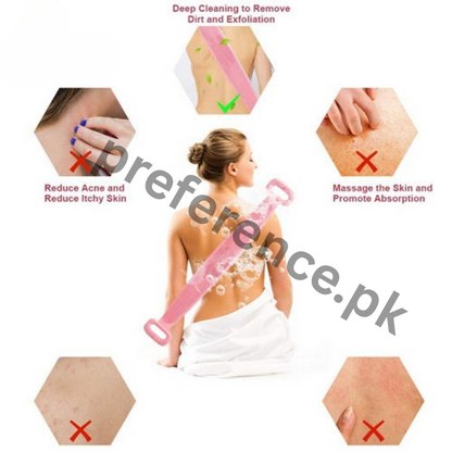 Silicone Shower Scrubber Belt