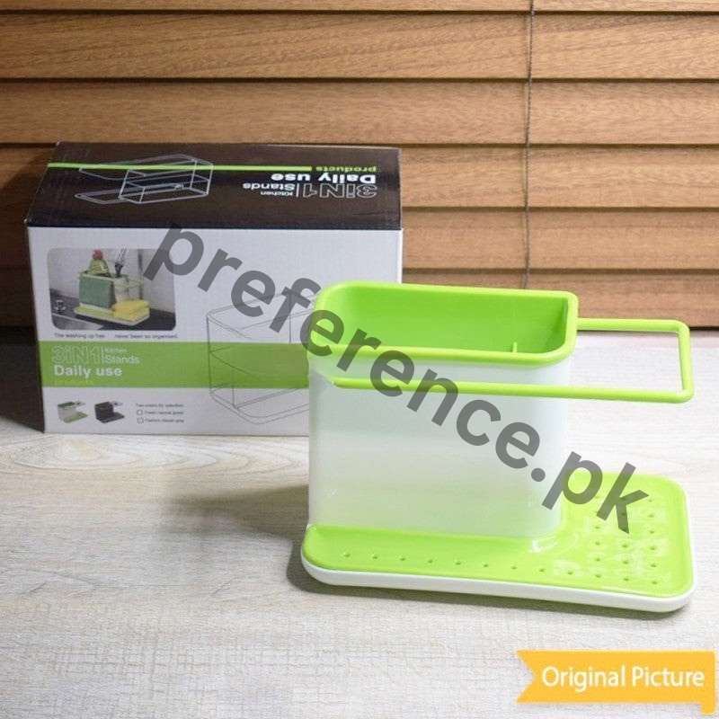 Kitchen Sink Soap & Sponge Organizer