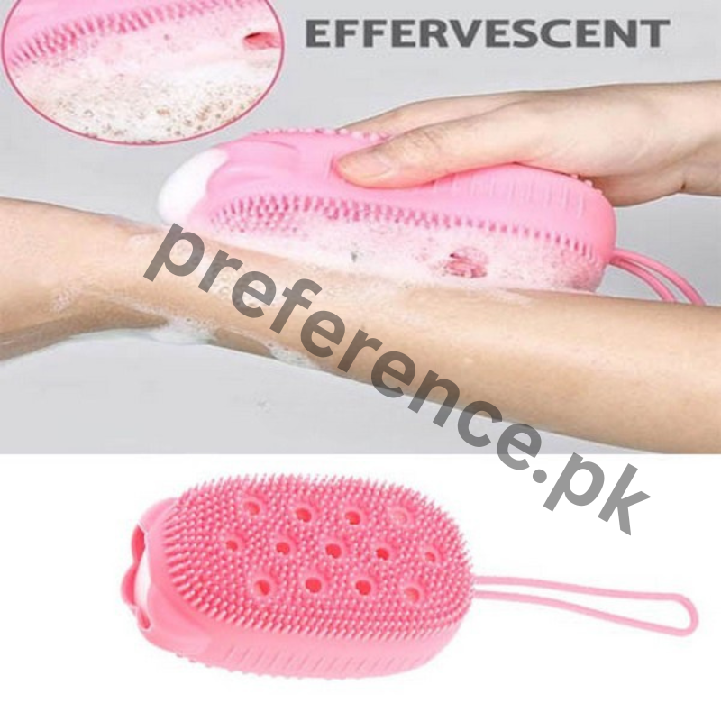 Silicone Bath &amp; Massage Brush (Double‑Sided)