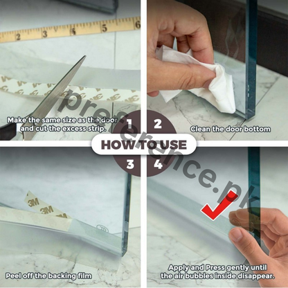 Door Window Sealing Strip (Self-Adhesive, 1 Meter)