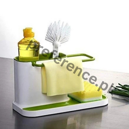 Kitchen Sink Soap & Sponge Organizer