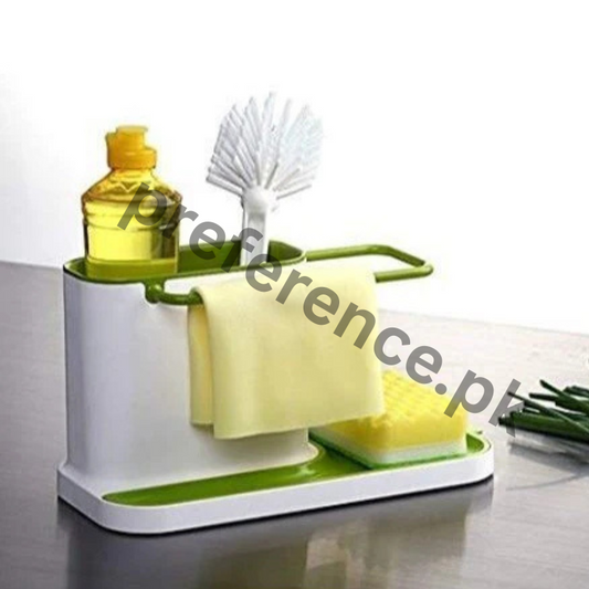 Kitchen Sink Soap & Sponge Organizer