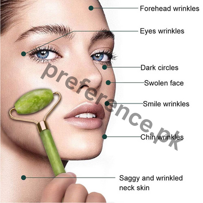 2‑in‑1 Natural Jade Facial Beauty Roller