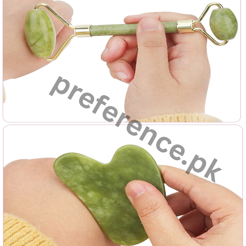 2‑in‑1 Natural Jade Facial Beauty Roller