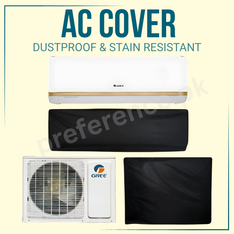 Waterproof & Dustproof AC Cover Set (Indoor & Outdoor) Made with Parachute Fabric